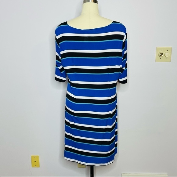 Vintage Robbie Bee Stripe Shift Dress- XL - Picture 4 of 6